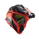 Мотошолом LS2 MX437 Fast EVO Roar Black Red