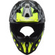 Мотошолом LS2 MX703 C X-Force Barrier Hi-Viz Yellow Green XXXL