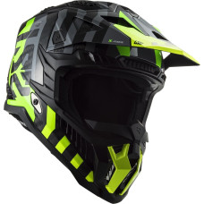 Мотошолом LS2 MX703 C X-Force Barrier Hi-Viz Yellow Green XXXL