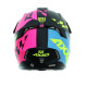 Мотошолом AXXIS WOLF RACON D8 Matt Fluor Pink