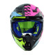 Мотошолом AXXIS WOLF RACON D8 Matt Fluor Pink