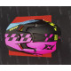 Мотошолом AXXIS WOLF RACON D8 Matt Fluor Pink