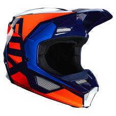 Мотошолом FOX V1 Prix Helmet Orange Blue XXL