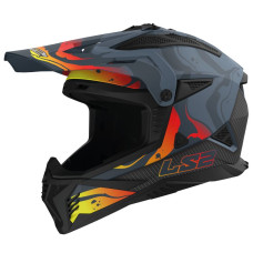 Мотошолом LS2 MX708 Fast 2 Wash Matt Dark Grey