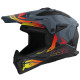 Мотошолом LS2 MX708 Fast 2 Wash Matt Dark Grey