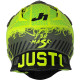 Мотошолом Just1 J38 Mask Fluo Yellow Black Green - Matt