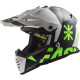 Мотошолом LS2 MX437 Fast EVO Heavy Black White