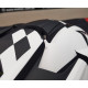 Мотошолом AXXIS WOLF RACON D0 Matt Fluor White