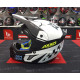 Мотошолом AXXIS WOLF RACON D0 Matt Fluor White