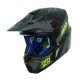 Мотошолом AXXIS WOLF RACON C1 Matt Fluor Yellow Gray