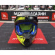 Мотошолом AXXIS WOLF RACON C1 Matt Fluor Yellow Gray