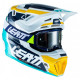 Мотошолом LEATT GPX 7.5 Aqua з окулярами