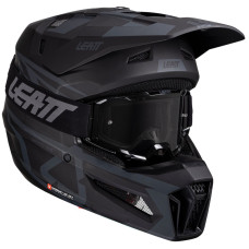 Мотошолом LEATT Moto 3.5 Helmet + Goggle Stealth, XS
