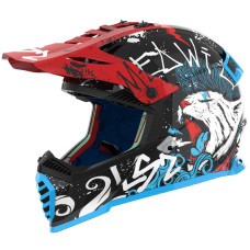 Мотошолом дитячий LS2 MX437 Fast II Mini Starmaw Black 06