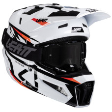 Мотошолом LEATT Moto 3.5 Helmet + Goggle White, XL