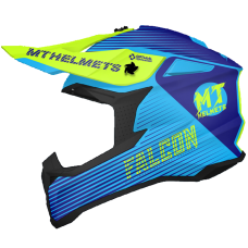 Мотошолом MT FALCON System Gloss Fluor Yellow