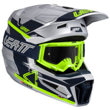 Мотошолом LEATT Moto 3.5 Helmet + Goggle Steel, M