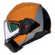 Мотошолом Nolan N120-1 GRAFO Black-Orange