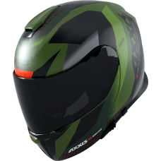 Мотошолом AXXIS GECKO SHIELD F6 Matt Green