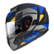 Мотошолом MT ATOM SV W17 A2 Matt Gray Blue