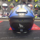Мотошолом MT ATOM SV W17 A2 Matt Gray Blue