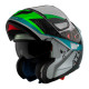 Мотошолом MT ATOM SV Adventure A6 Gloss Green