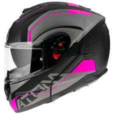Мотошолом MT ATOM SV QUARK Matt Pink