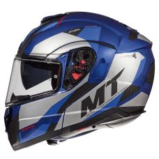 Мотошолом MT ATOM SV TRANSCEND Gloss Blue