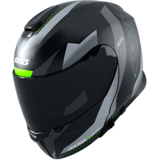 Мотошолом AXXIS GECKO SHIELD B2 Gloss Gray