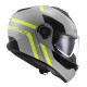 Мотошолом LS2 FF908 Strobe II Autox Grey H-V Yellow XXXL