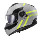 Мотошолом LS2 FF908 Strobe II Autox Grey H-V Yellow XXXL