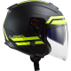 LS2 OF521 Infinity Hyper Matt Titanium Hi-Vis Yellow