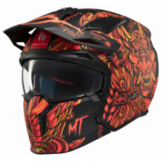 Мотошолом MT STREETFIGHTER SV Hellish B5 Matt Red