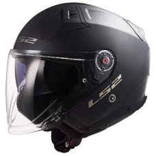 Мотошолом LS2 OF603 Infinity 2 Solid Matt Black XXL