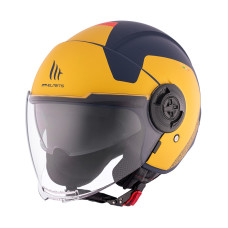 Мотошолом MT VIALE SV S Beta D3 Matt Yellow
