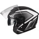 Мотошолом LAZER TANGO Hexa Matt Black White