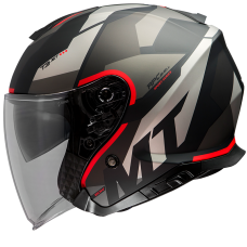 Мотошолом MT THUNDER 3 Jet Bow Matt Red