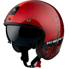 Мотошолом MT Le Mans 2 SV Cafe Racer B5 Matt Red