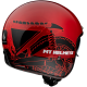 Мотошолом MT Le Mans 2 SV Cafe Racer B5 Matt Red