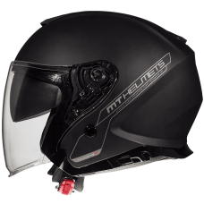 Мотошолом MT THUNDER 3 Jet Solid Matt Black