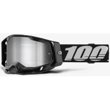 Окуляри 100% RACECRAFT 2 Goggle Black - Mirror Silver Lens, Mirror Lens