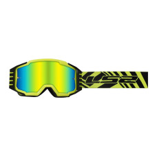 LS2 Charger Pro Goggle Hi-Vis Yellow with Iridium Visor
