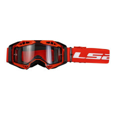 Маска кросова LS2 AURA Red Clear Lens