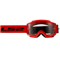 Маска кросова LS2 CHARGER Red Clear Lens