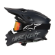 Маска кросова Alpinestars Vision 8 Black -Red