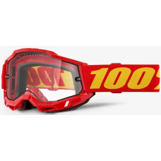 Окуляри 100% ACCURI 2 ENDURO Goggle Red Dual Clear Lens