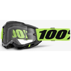 Окуляри 100% ACCURI 2 Enduro Goggle Neon Yellow - Clear Dual Lens, Dual Clear Lens