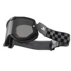 Маска кросова ретро Just1 Swing Chess Black - Grey One size