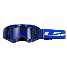 Маска кросова LS2 AURA Blue Clear Lens