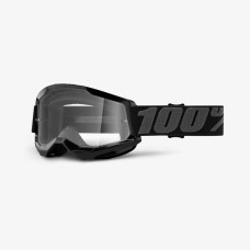 Маска кросова підліткова 100% STRATA II Youth Goggle Black - Clear Lens